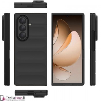 Magic Shield plastikinis dėklas- juodas (Samsung Galaxy Z Fold 7)